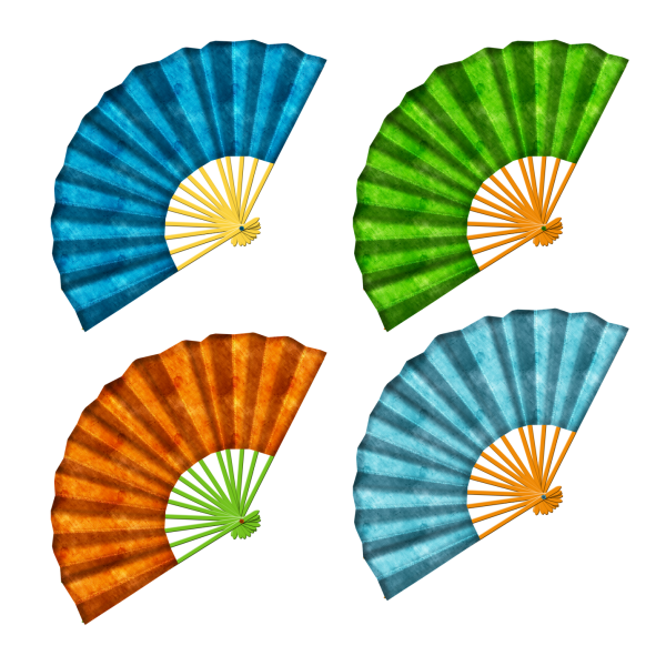 Веер векторный клипарт