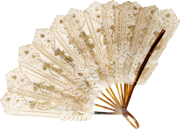 Веер на прозрачном фоне