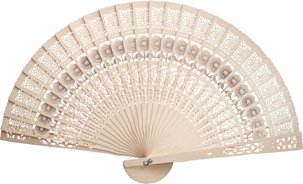 Веер на прозрачном фоне