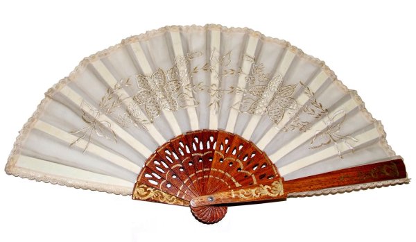 Веер на прозрачном фоне