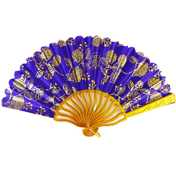 Японский веер на прозрачном фоне