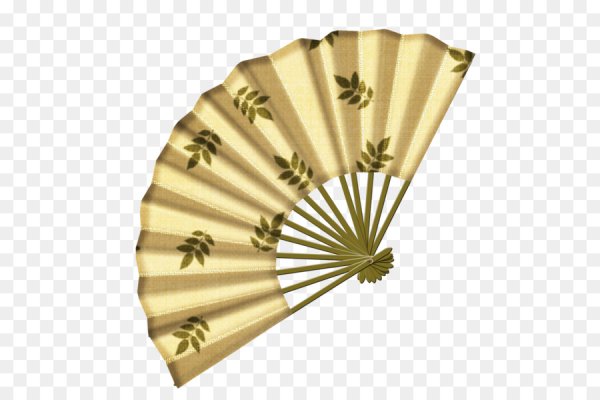 Веер на белом фоне