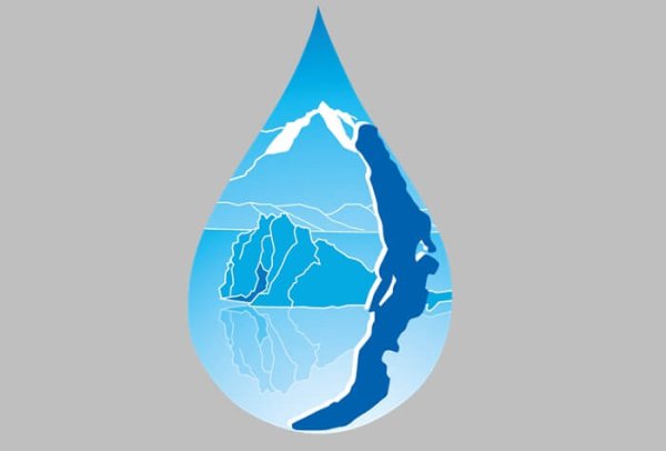 Контур озера Байкал