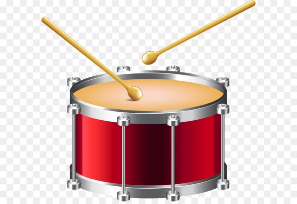 Барабан на белом фоне