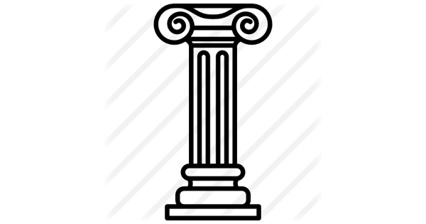 Колонны Греция вектор