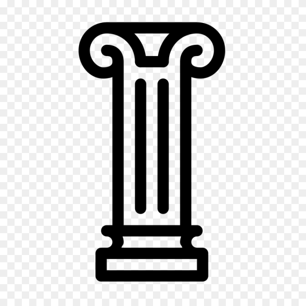 Колонна силуэт