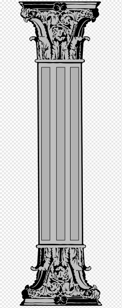 Векторное изображение колонн