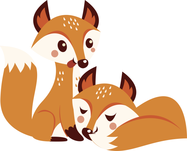 Лиса мультяшная