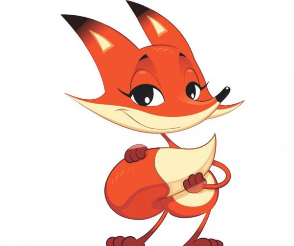 Лисенок из мультика