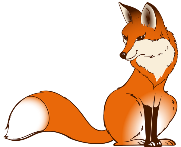 Лиса без фона для детей