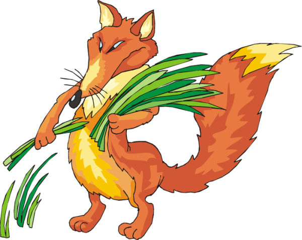 Лиса клипарт