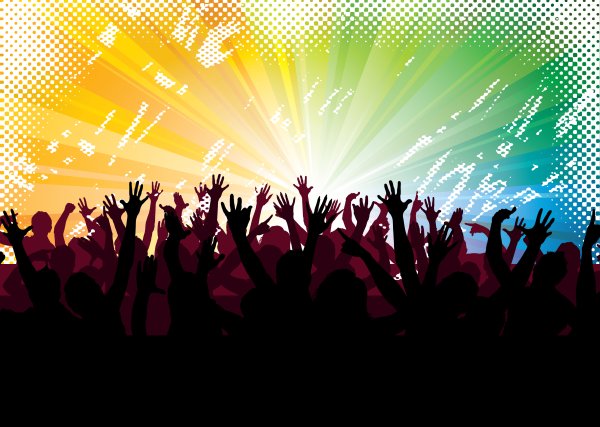 Рок концерт вектор