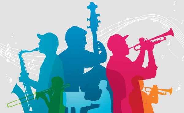Оркестр на прозрачном фоне