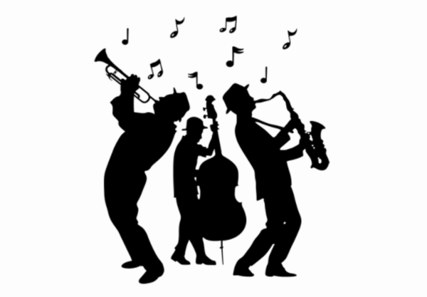 Силуэты музыкантов