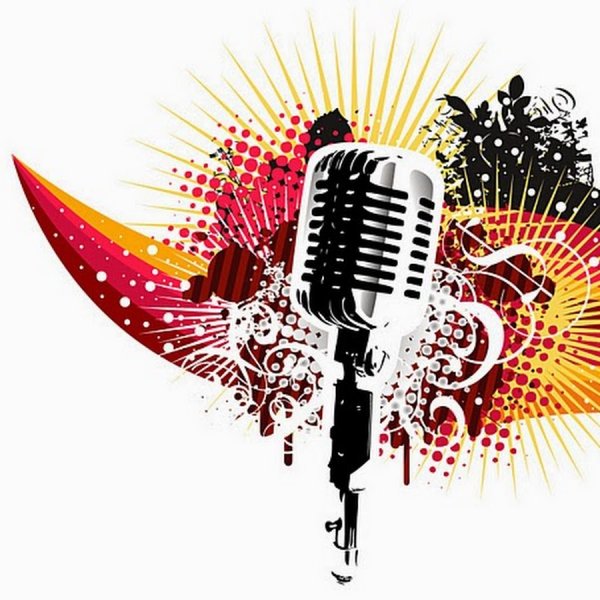 Стилизованный микрофон