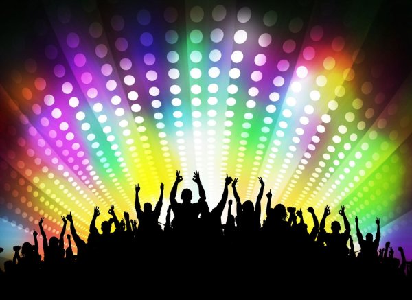 Баннер в стиле диско