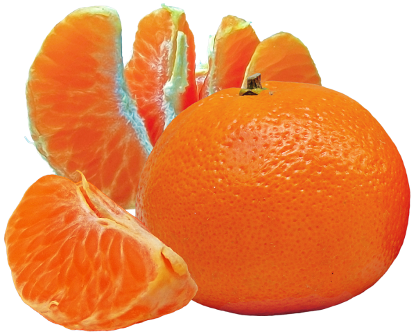 Апельсин и мандарин