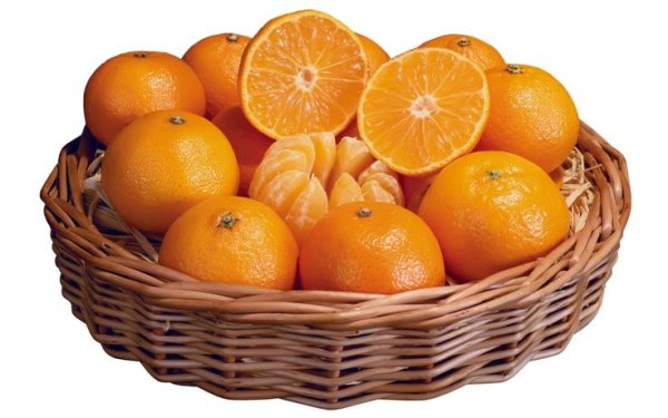 Апельсин и мандарин