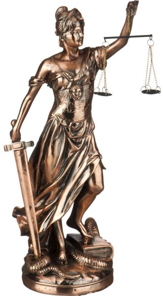 Фигурка "Фемида" 15*32см