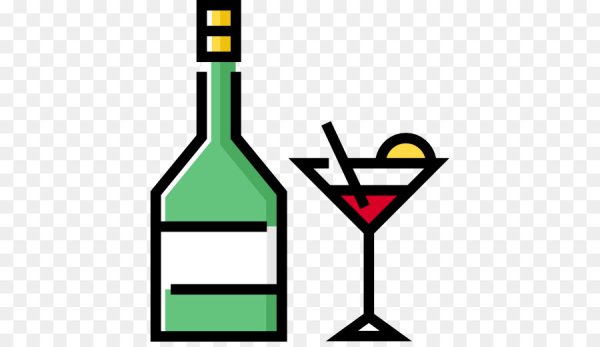 Бутылка мартини иконка