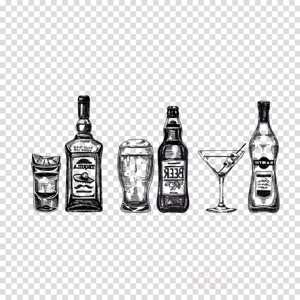 Нарисованный алкоголь