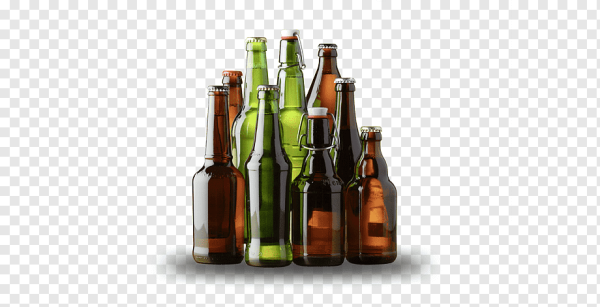 Пиво в прозрачной бутылке