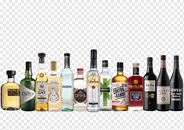 Прозрачные алкогольные напитки