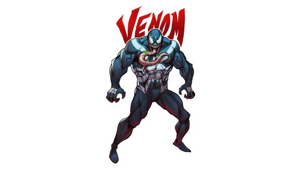 Venom на белом фоне