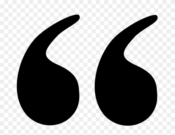 Кавычки без фона