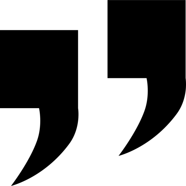 Кавычки без фона