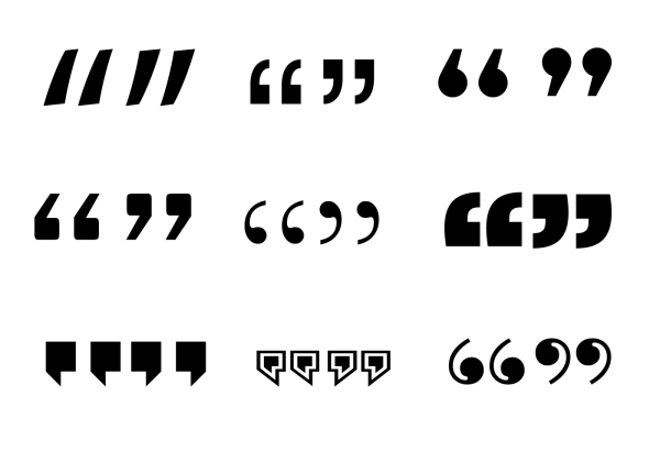 Кавычки вектор