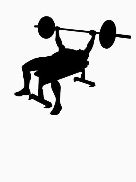 Штангист жим лежа
