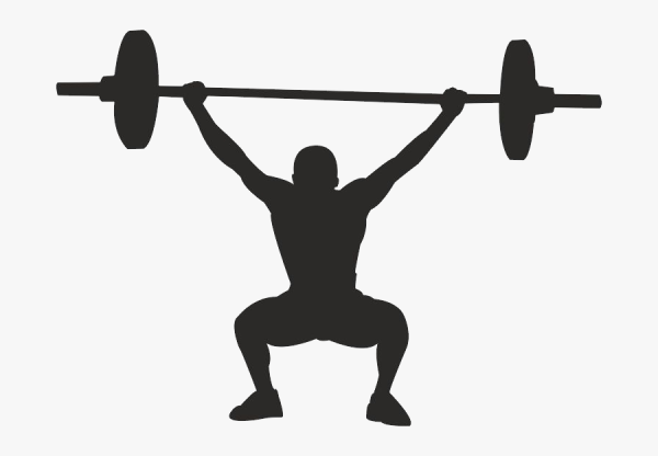 Пауэрлифтинг силуэт