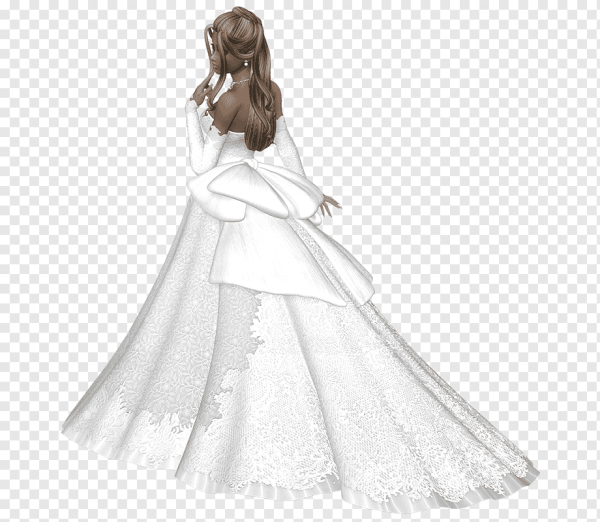 Свадебное платье мультяшное