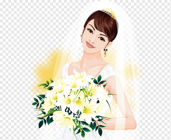 Векторные изображения невесты