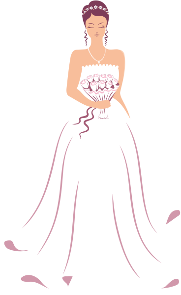 Свадебное платье мультяшное