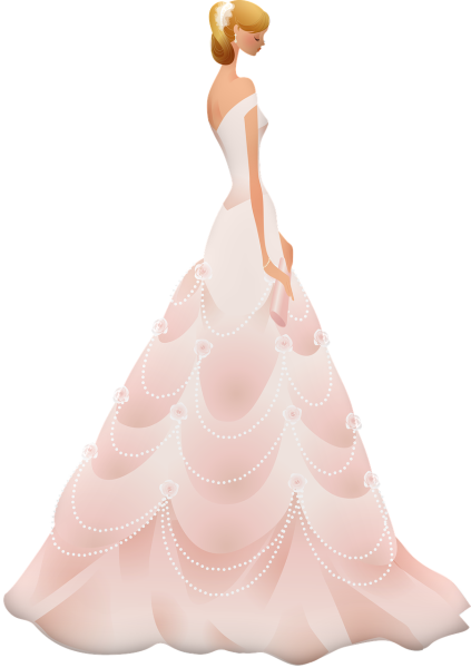Платье невесты вектор
