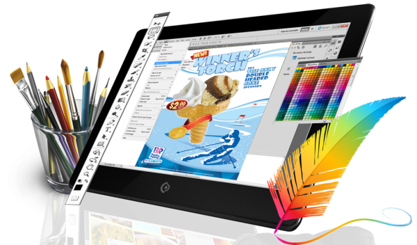 Компьютерный дизайн реклама