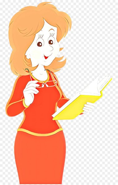 Учительница мультяшка