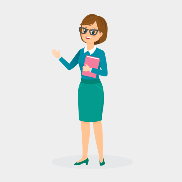 Учитель мультяшный