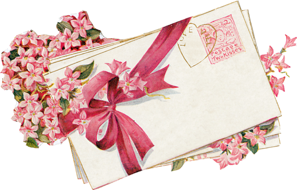 Конверт на прозрачном фоне