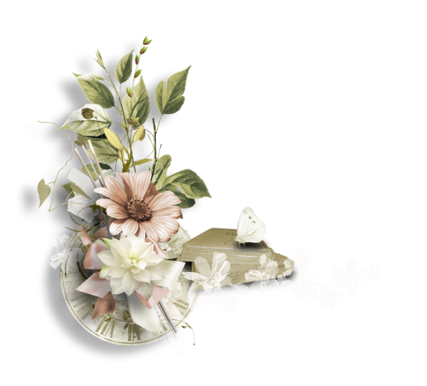 Красивая композиция на прозрачном фоне