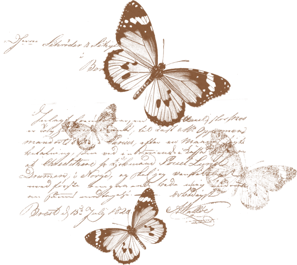 Винтажный фон с бабочками