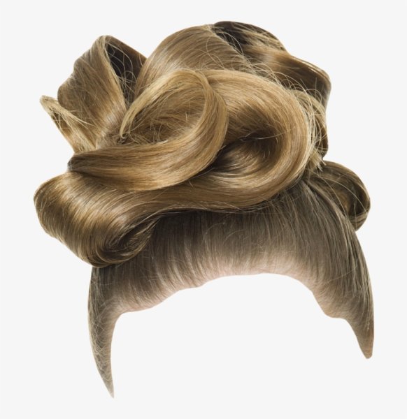 Волосы на белом фоне