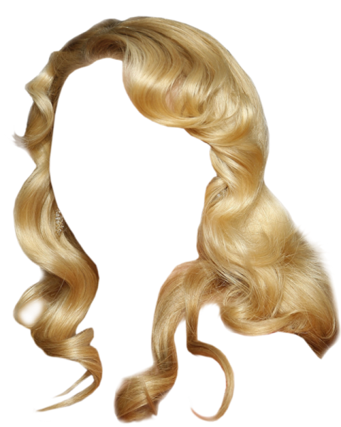 Парик на белом фоне