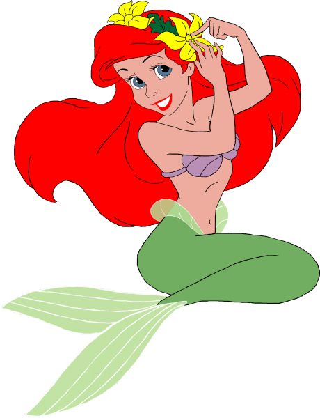 Ариэль сидит