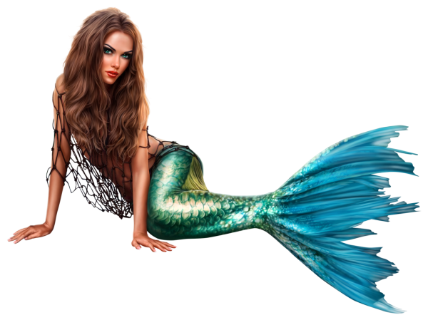 Русалка без фона