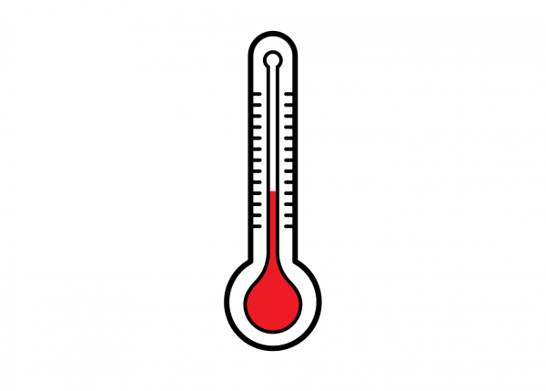 Градусник нарисованный