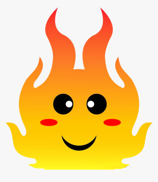 Огонь мультяшный