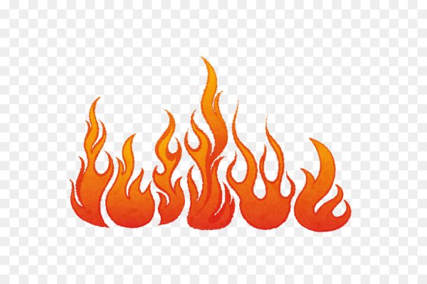 Огонь мультяшный